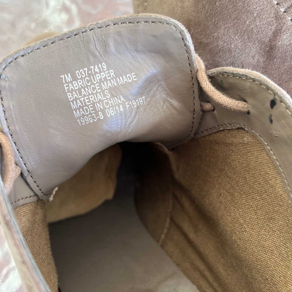 Arizona Wedge Heel Booties, Taupe, size 7M - Picture 16 of 16